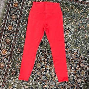 ALO Yoga Red High-Waisted Leggings